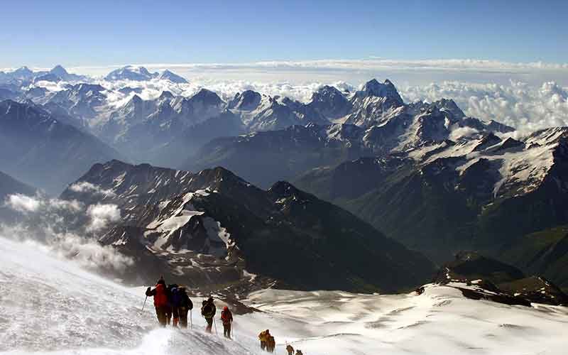 پنج کشته در کوه البراس(Elbrus)