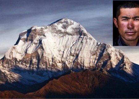 نخستین پاکستانی در راه صعود قله «دائولاگیری»