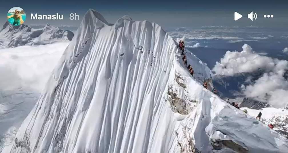 صعود قله حقیقی ماناسلو
