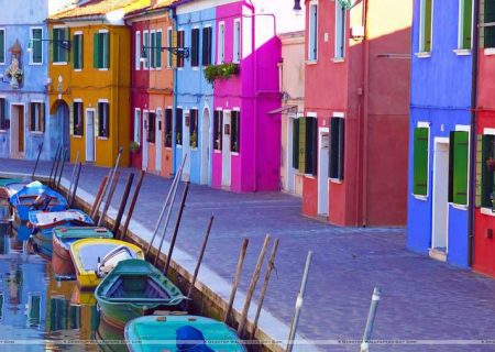 بورانو دهکده ی رنگارنگ در ایتالیا