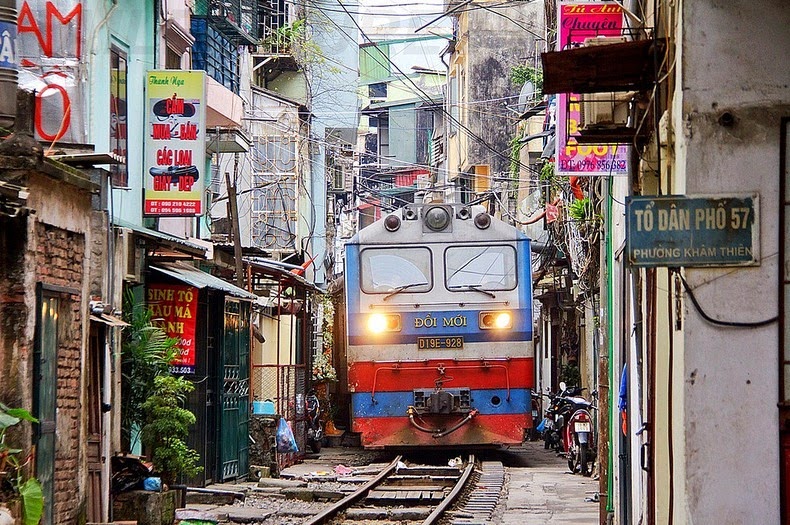 راه آهن هانوی در ویتنام