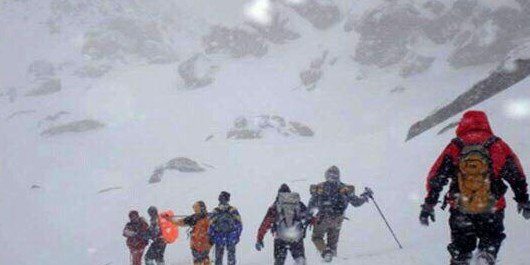 گرفتاری کوهنوردان در اشترانکوه ازنا