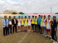 تیم بوشهر قهرمان مسابقات پسران المپیاد استعدادیابی استان بوشهر