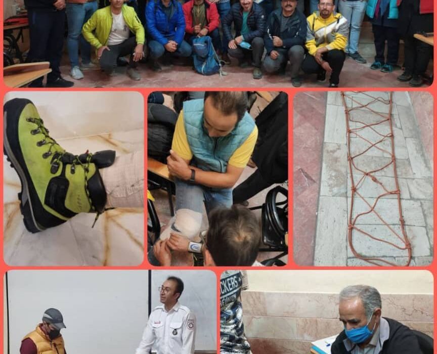 برگزاری هفتمین جلسه آموزشی کارگروه جستجو و نجات هیئت کوهنوردی مشهد