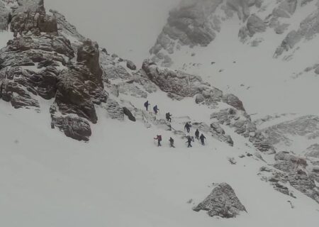 گزارش تکمیلی امداد رسانی به گروه کوهنوردی ۶ نفره گرفتار شده در برف و کولاک ارتفاعات کولجنو