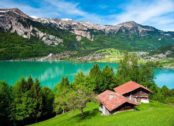 سوئیس، دهکده و دریاچه برینز