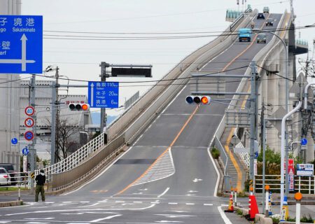 اوج تکنولوژی ژاپنی‌ها در پل ترسناک «اشیما اوهاشی»