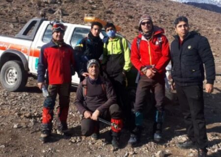 نجات ۲ کوهنورد گرفتار در کوه بزد تربت جام