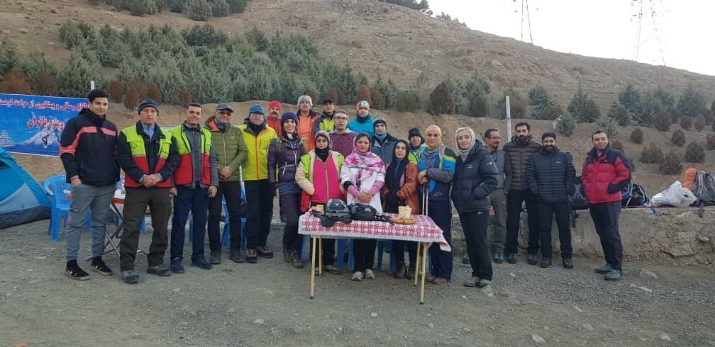 برنامه ستاد پیشگیری از حوادث کوهستان در منطقه بیجی کوه کرج