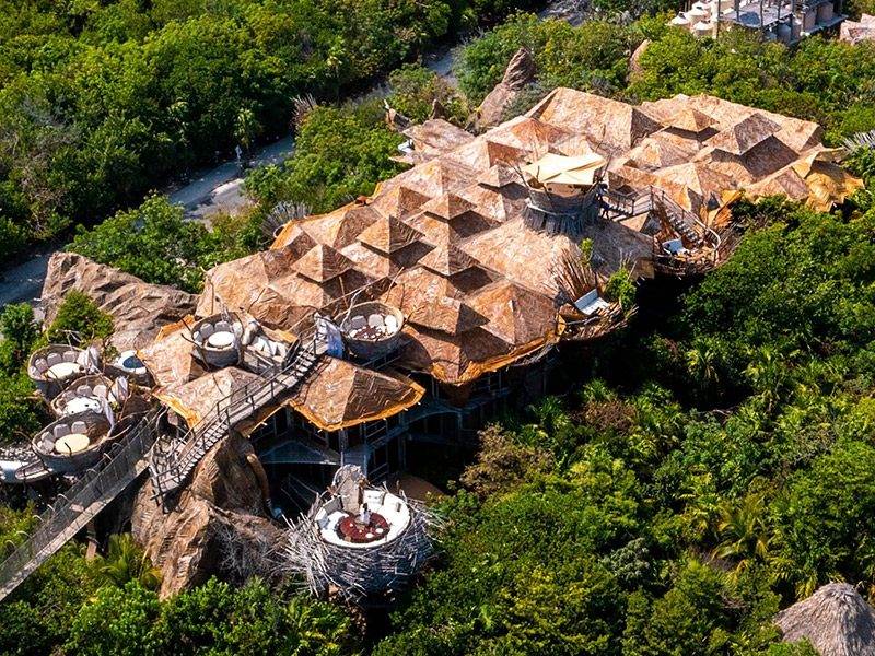 هتل خونه درختی در مکزیک