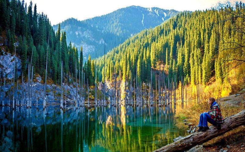 دریاچه کولسای قزاقستان