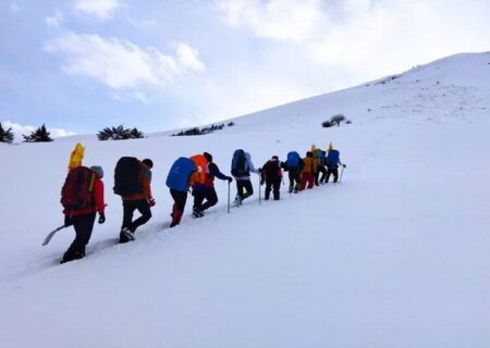 گرفتار شدن شانزده کوهنورد قزوینی در ارتفاعات گردنه ایلوند