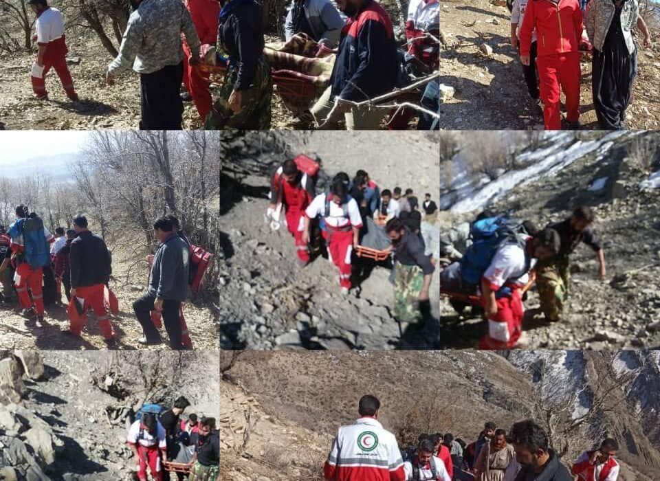 نجات مرد ۶۰ ساله در ارتفاعات کبیر کوه شهرستان ملکشاهی