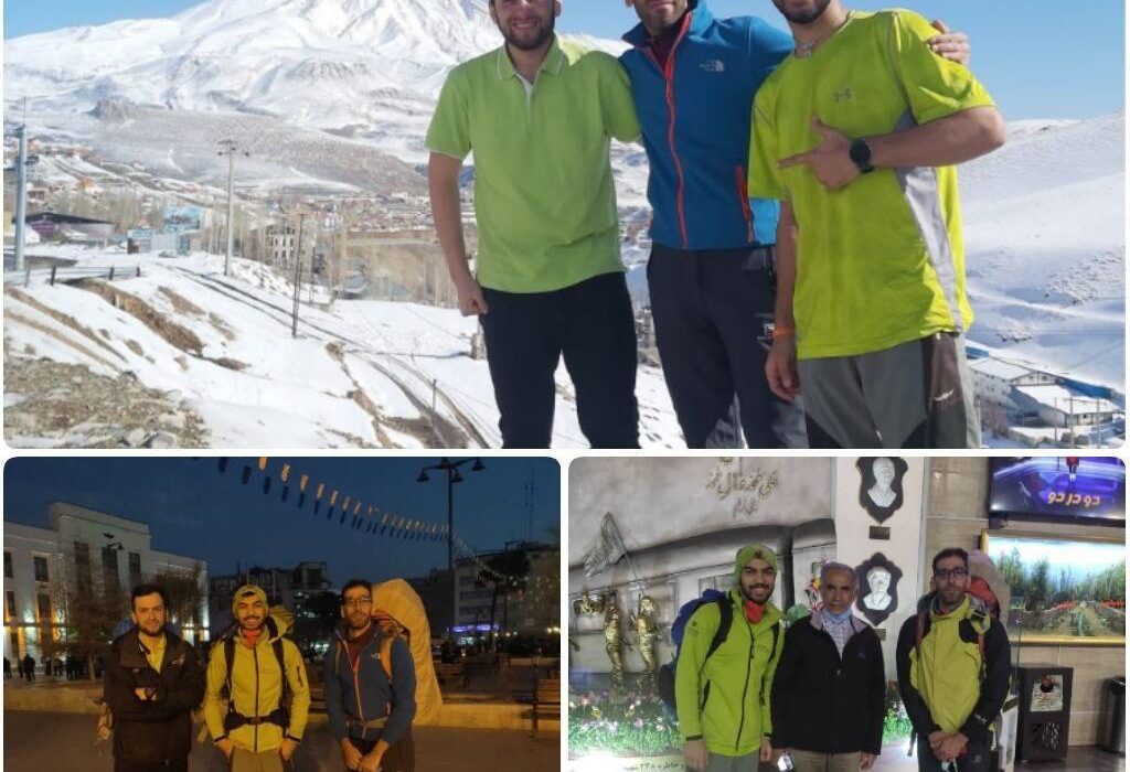 عزیمت تیم ۳ نفره منتخب اردوهای استعدادیابی و انتخابی هیمالیانوردی استان برای شرکت در کمپ زمستانه دماوند