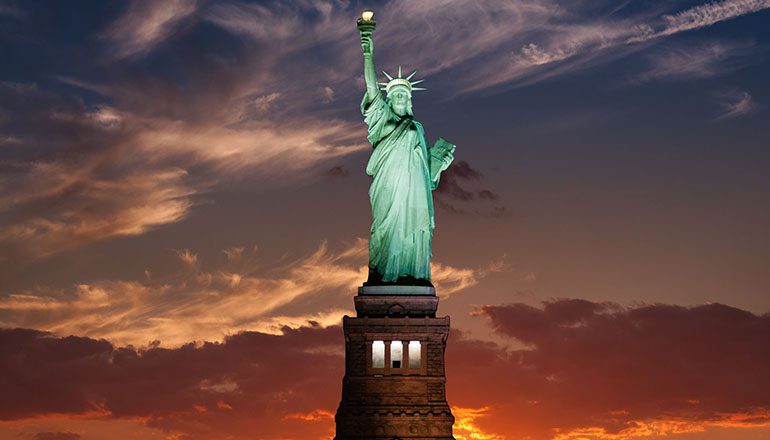 آمریکا، نیویورک، مجسمه آزادی