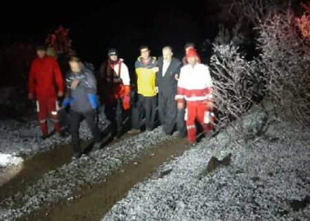 امدادرسانی به کوهنوردان گرفتار در ارتفاعات شاهو