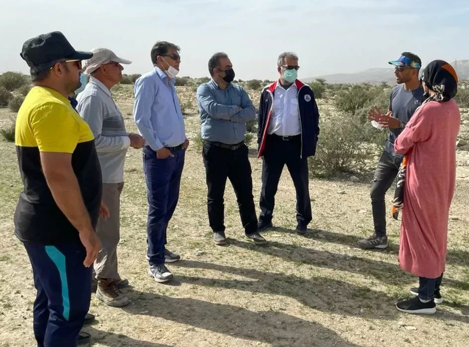 بررسی و بازدید از محل برگزاری مسابقه بزرگ دوی کوهستان استان بوشهر