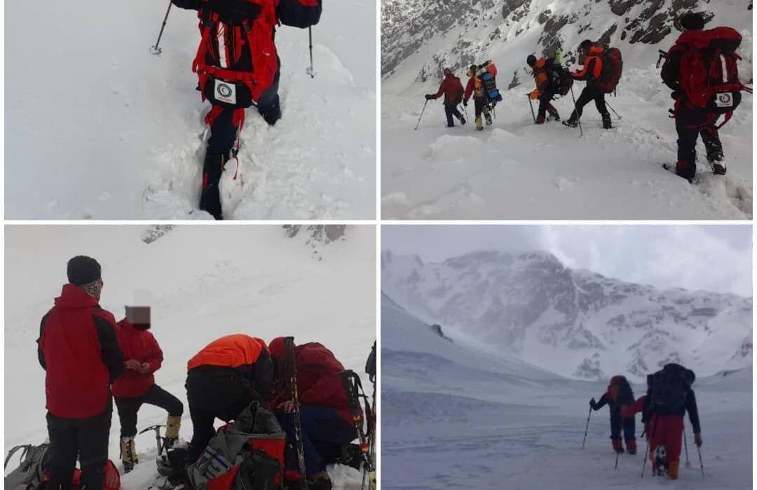 کوهنوردان گرفتارشده در اشترانکوه نجات يافتند