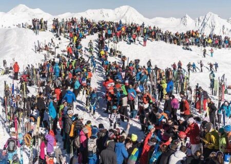 پایان بزرگ‌ترین مسابقه کوه‌نوردی با اسکی جهان با عنوان پیرا منتا Pierra Menta