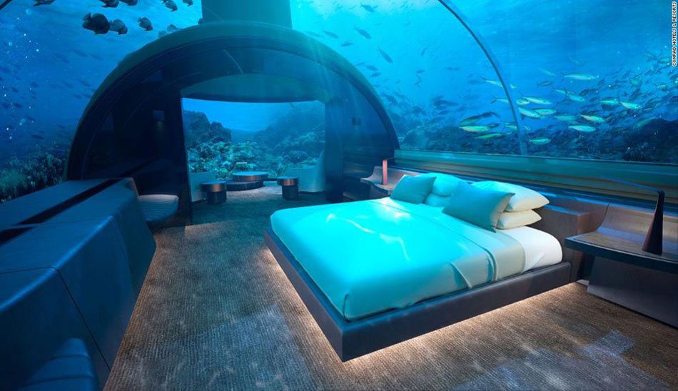 موراکا اولین هتل زیرآبی در اعماق اقیانوس هند