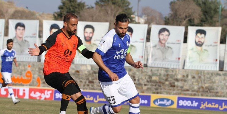 شکست خلیج فارس ماهشهر مقابل نماینده رفسنجان در پایان نیمه اول