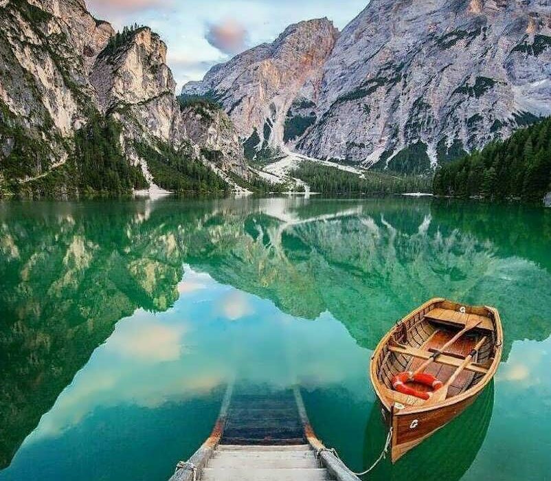 دریاچه لاگو دی بریس در ایتالیا