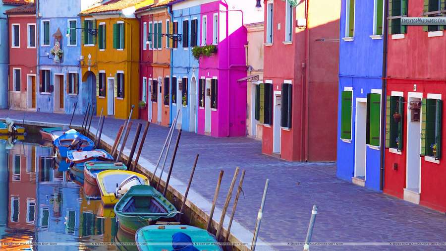 ایتالیا/دهکده رنگارنگ بورانو