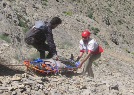 مرگ مرد ۵۰ ساله در پی سقوط از کوه
