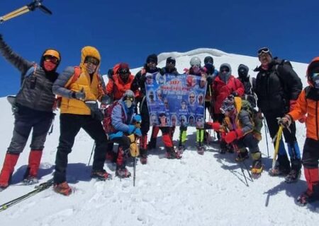 تیم “امرداد اهواز” بلندترین قله ترکیه را فتح کرد