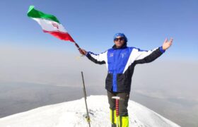 کوهنورد بوشهری موفق به صعود به بام ترکیه شد