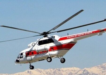 امدادهوایی کوهنورد حادثه دیده در ارتفاعات بلده  شهرستان نور
