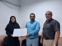 انتصاب سرپرست نایب رئیسی بانوان هیات والیبال استان بوشهر