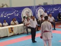 قضاوت داور ممتاز ملی استان بوشهر در مسابقات کاراته قهرمانی کشور