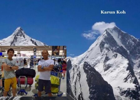 کوهنورد مشهور ژاپنی در پاکستان هدف: اولین صعود رخ شمالی «قارون کوه»