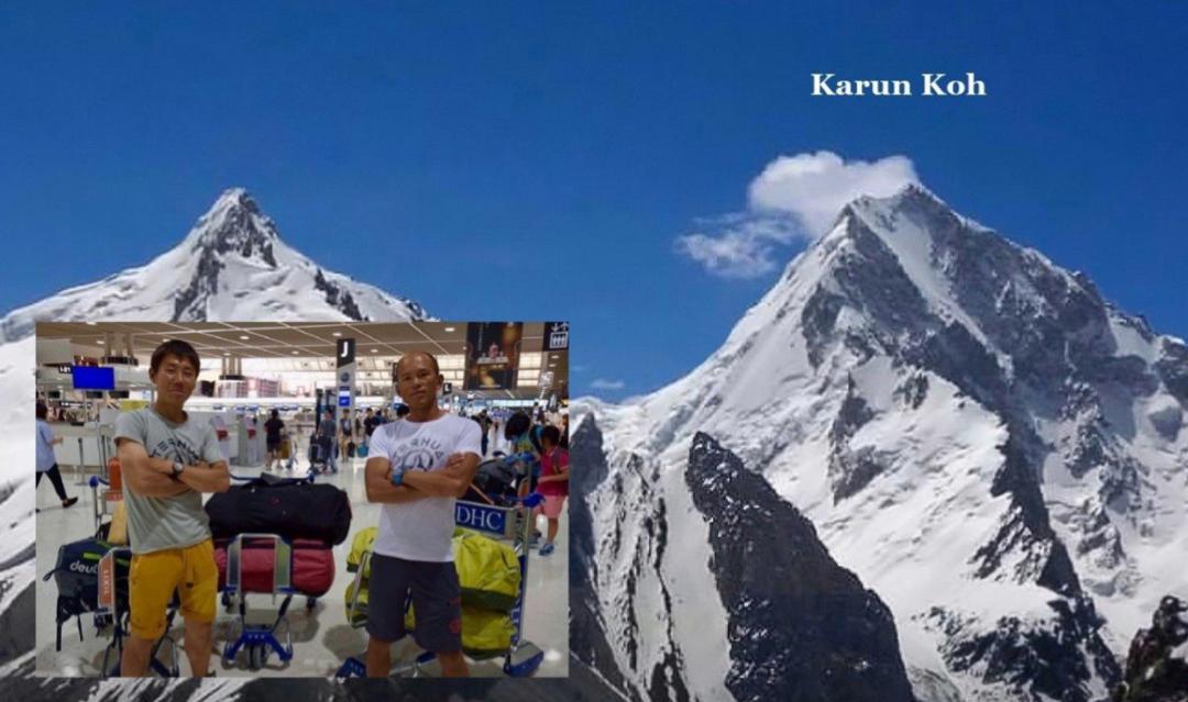 کوهنورد مشهور ژاپنی در پاکستان هدف: اولین صعود رخ شمالی «قارون کوه»