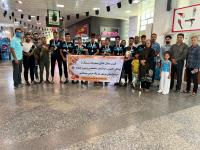 استقبال معاون ورزش شهرستان بوشهر از تیم بیسبال جوانان استان بوشهر