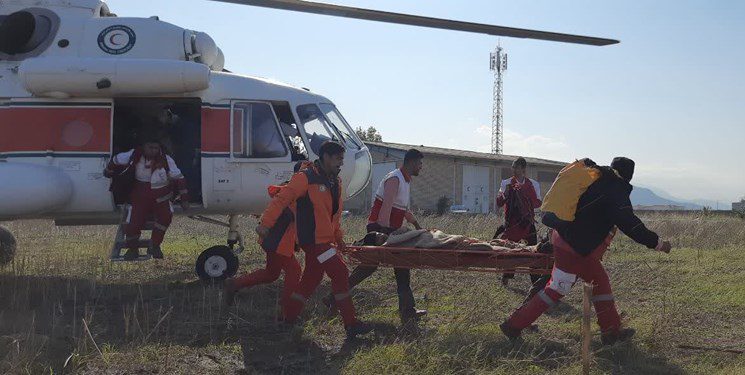 نجات کوهنورد ۴۵ ساله پس از سقوط از پرتگاه در گلستان