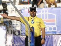 انتخاب حسن بازدرهوا بعنوان داور فینال مسابقات والیبال ساحلی تور آزاد آسیایی بندرعباس