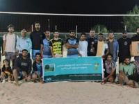 مسابقات والیبال ساحلی یادواره مرحوم علی جاذبی در جزیره خارک برگزار شد