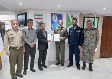 دیدار رئیس اداره ورزش و آمادگی‌ جسمانی ستاد کل نیروهای مسلح با مسئولین فدراسیون