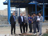 بازدید معاون استاندار از روند پیشرفت پروژهای ورزشی در حال احداث شهر بوشهر