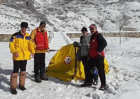 گزارش استقرار تیم ستاد اطلاع رسانی و پیشگیری از حوادث کوهستان هیت کوهنوردی و صعودهای ورزشی شهرقدس در گردنه کلکچال