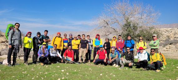 صعود باشگاه کوهنوردی سهندبرازجان به ارتفاعات اشتقی برازجان