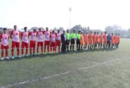 اولین روز از مسابقات چهارجانبه فوتبال یادبود مسافران آسمانی فوتبال خارگ برگزار شد