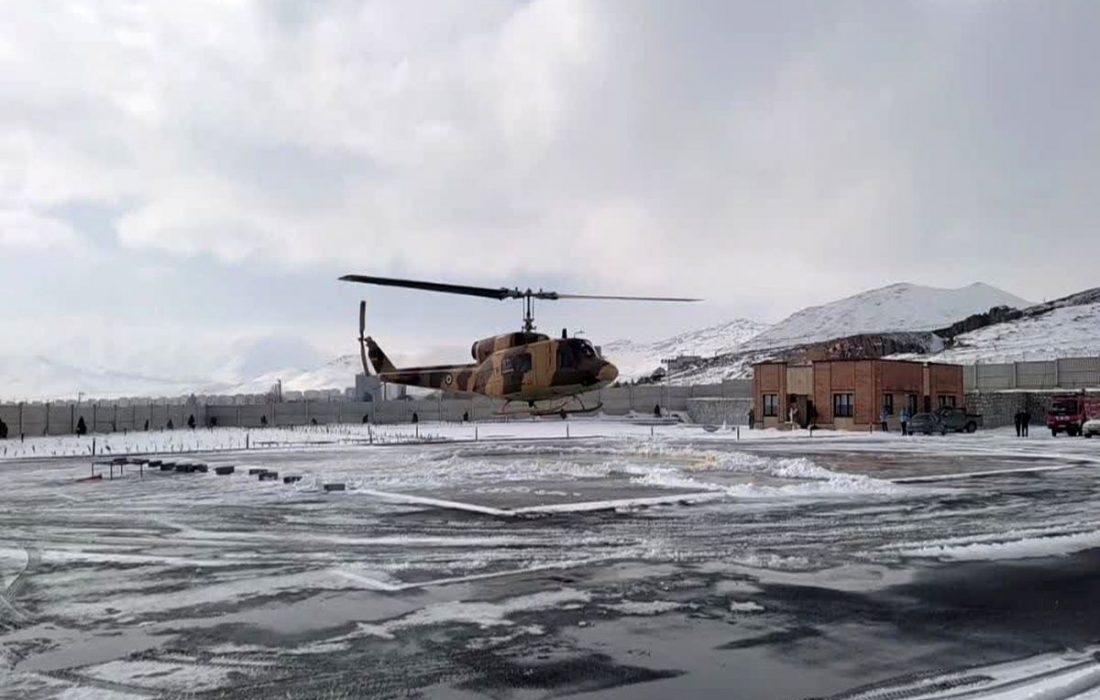 پرواز بالگرد اورژانس هوایی استان مرکزی جهت نجات جان یک کوهنورد