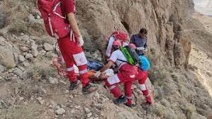 سقوط مرگبار از قله شیوشگان ارتفاعات کوه‌های صاحب‌الزمان کرمان
