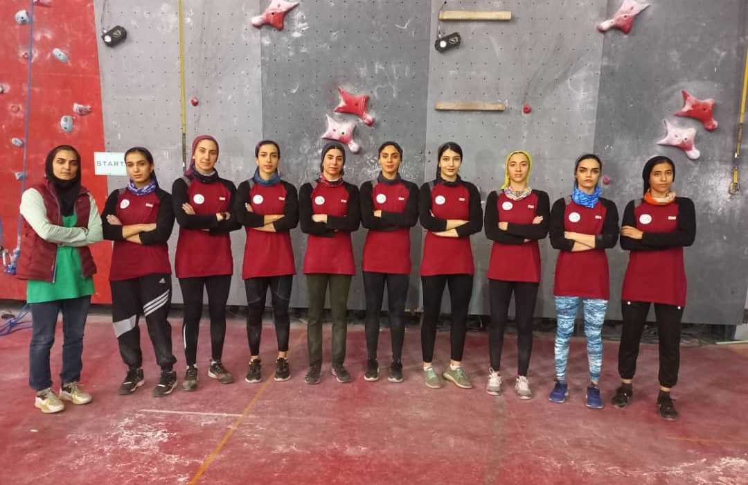 پنجمین مرحله از اردوی انتخابی تیم ملی سنگنوردی بانوان/ ماده «سرعت» در همدان