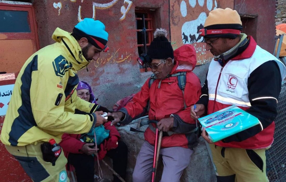 هفت کوهنورد در ارتفاعات کوه سبلان نجات یافتند