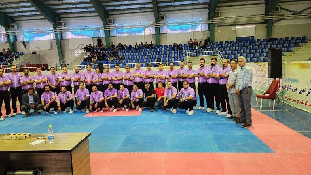 قضاوت دو داور بوشهری در مسابقات کونگ فو قهرمانی کشور انتخابی تیم ملی