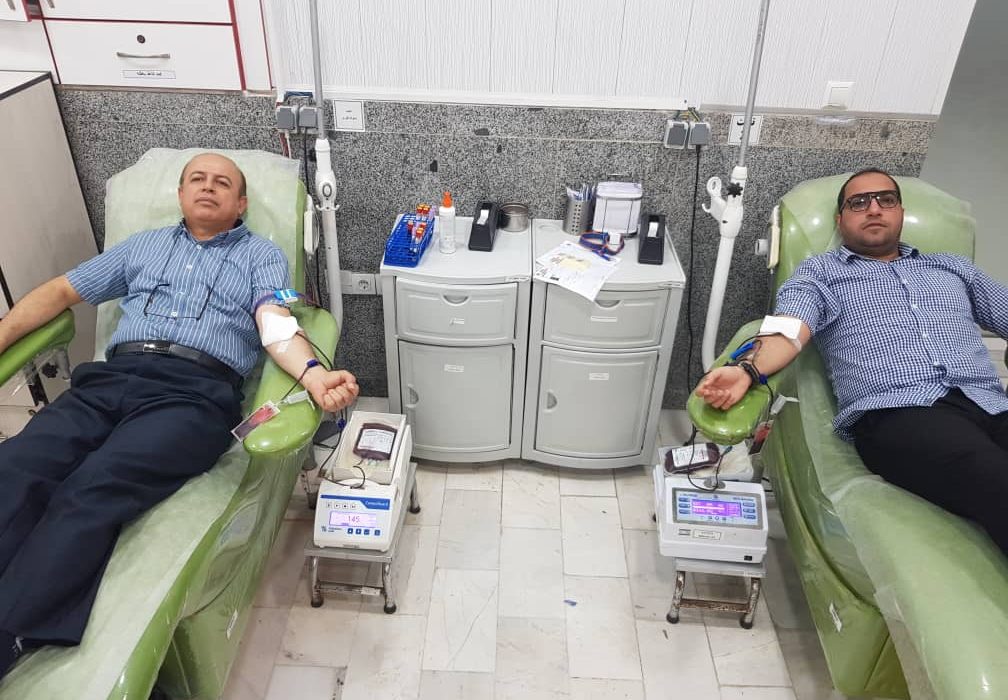 حضور خانواده تکواندو بوشهر در مرکز اهدای انتقال خون